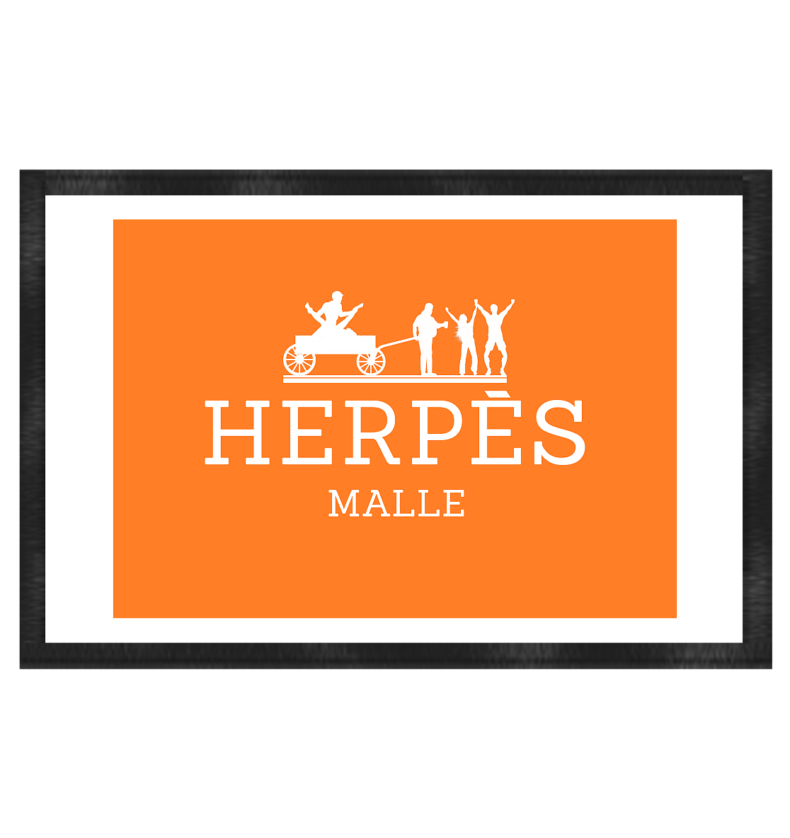 Herpés Malle - Fußmatte 60x40cm