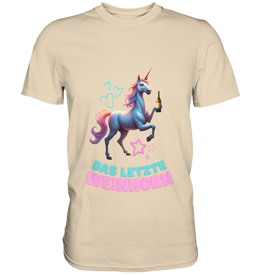 Das letzte Weinhorn - Premium Shirt
