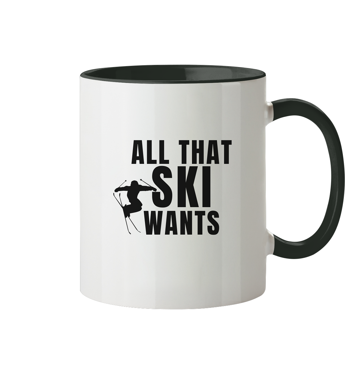 All that SKI wants - Tasse zweifarbig