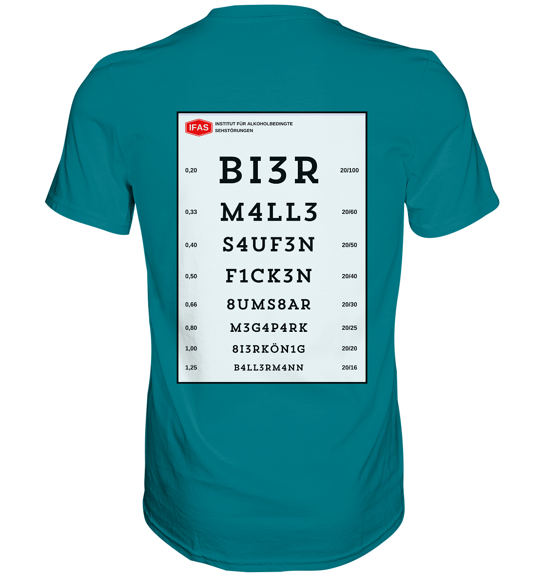 Sehtafel Malle - Premium Shirt