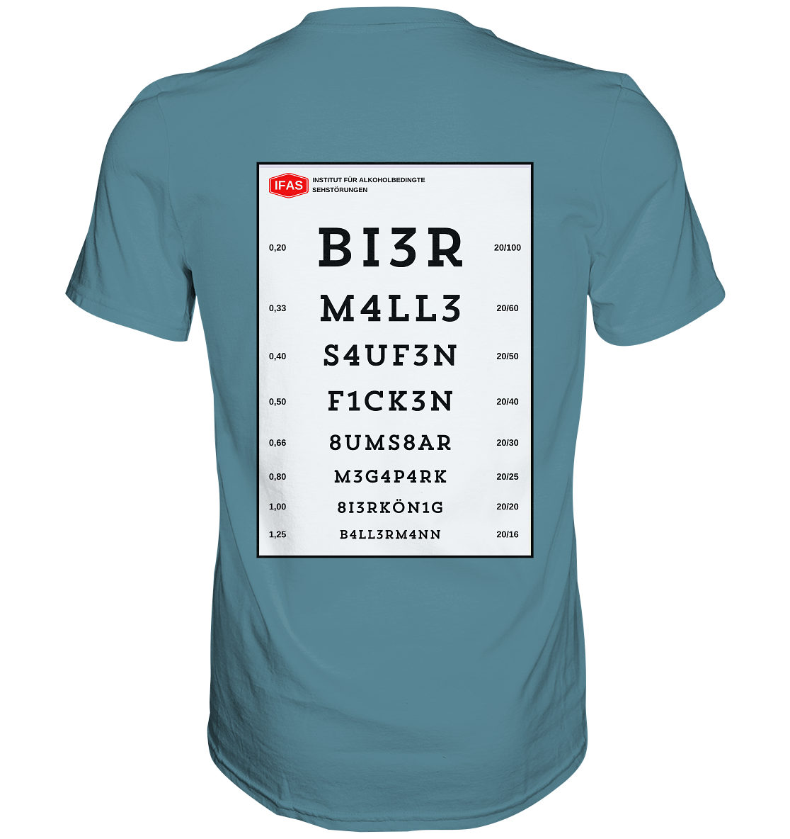 Sehtafel Malle - Premium Shirt