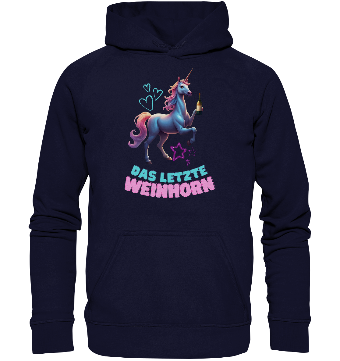 Das letzte Weinhorn - Basic Unisex Hoodie