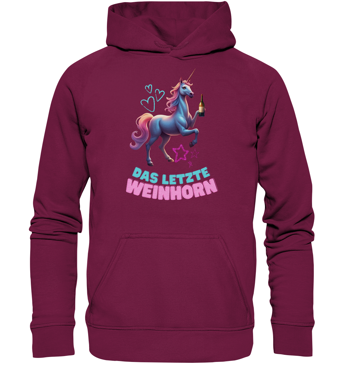 Das letzte Weinhorn - Basic Unisex Hoodie