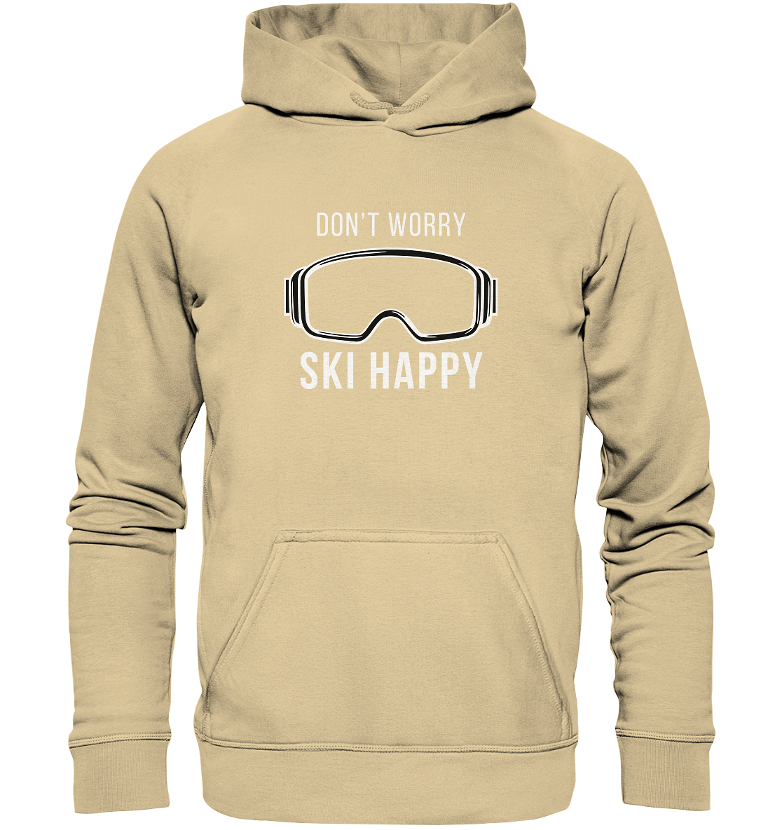Don't worry SKI happy - Basic Unisex Hoodie
