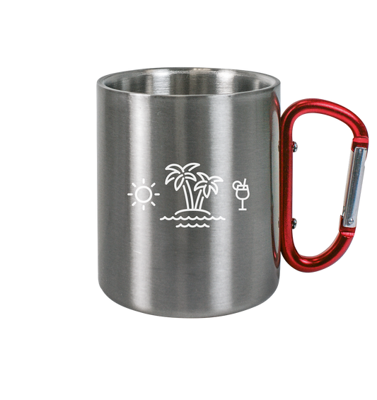 Sonne, Insel & Aperol - Edelstahl Tasse