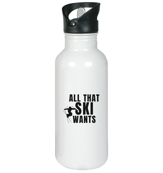 All that SKI wants - Edelstahl-Trinkflasche