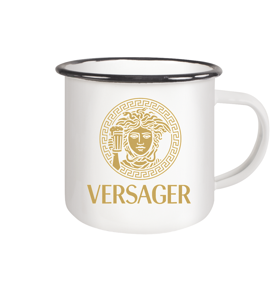 Versager - Emaille Tasse (Black)