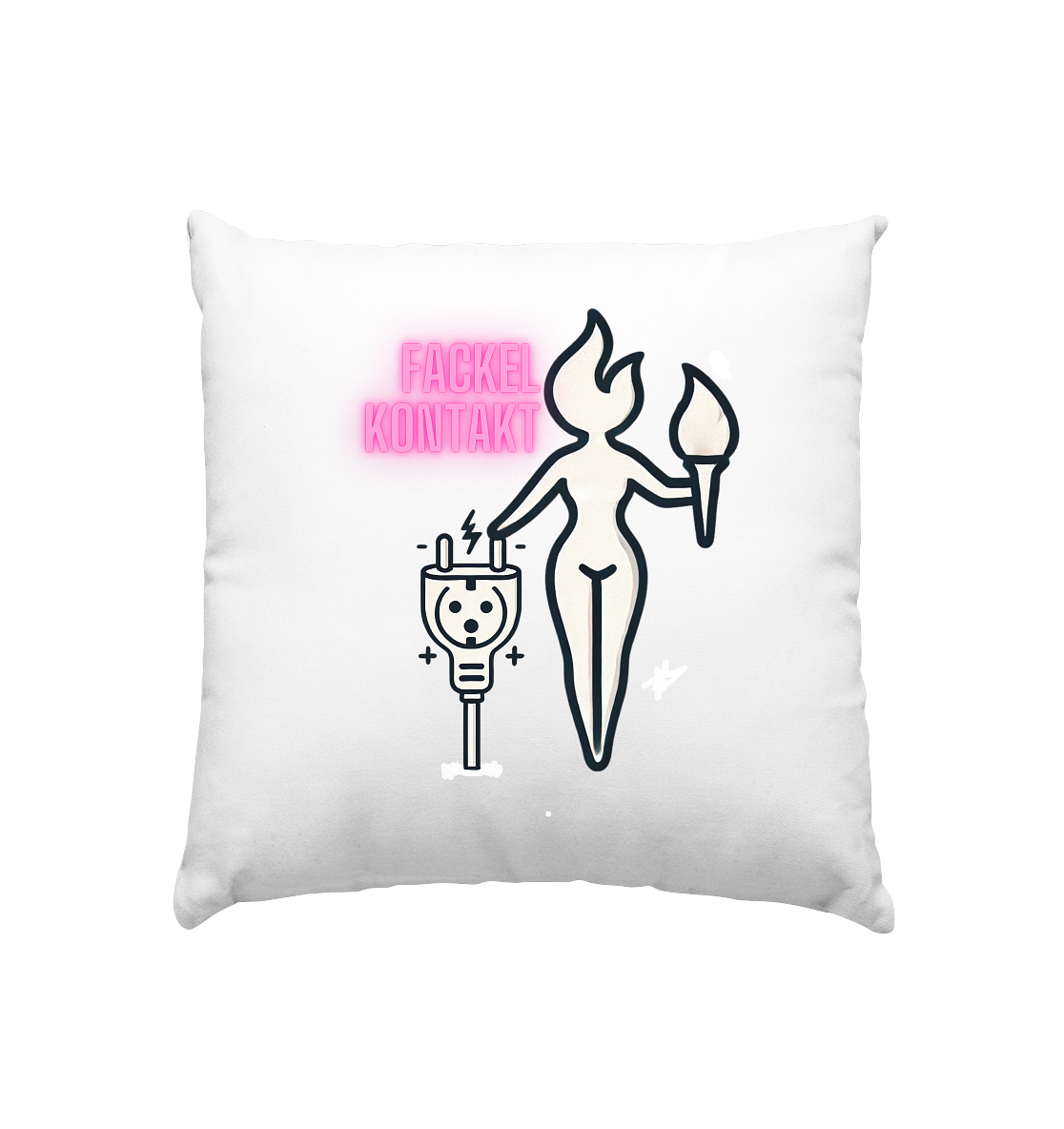 Fackelkontakt - Kissen 40x40cm