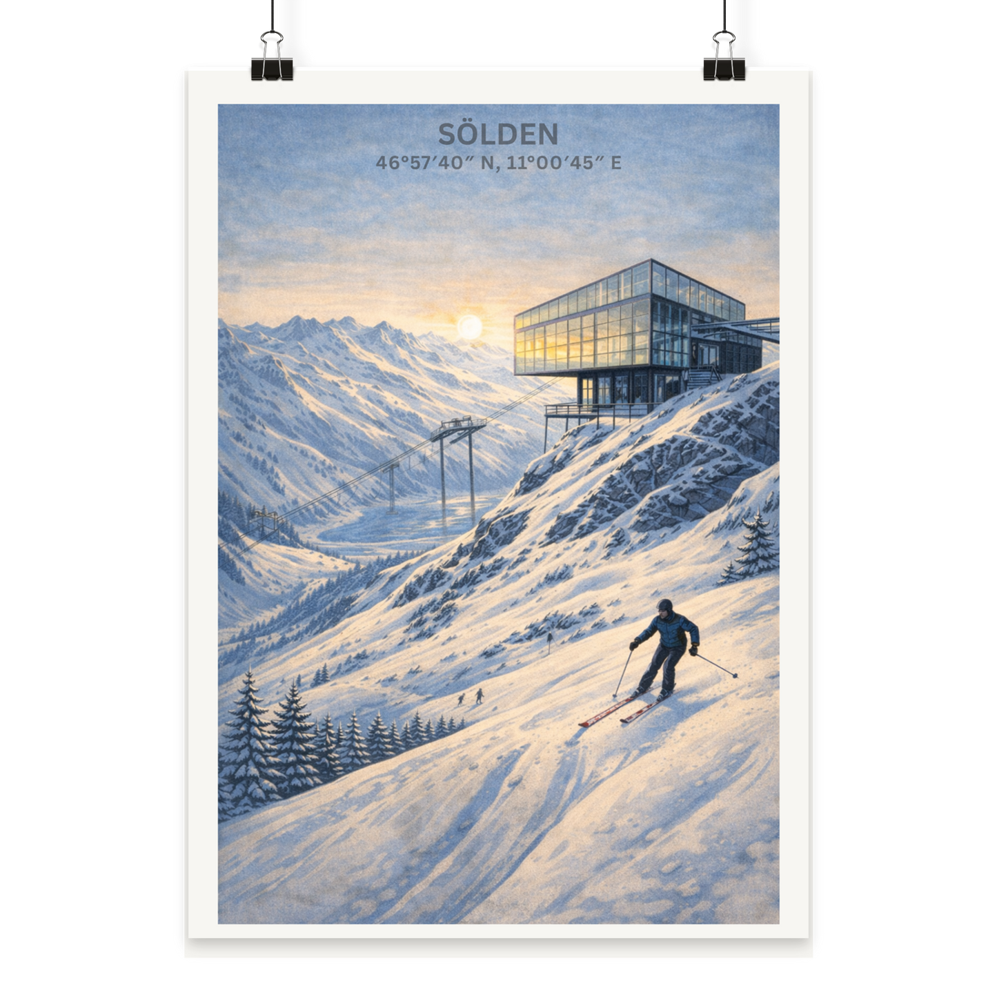 Sölden - Poster Din A3 (hoch)
