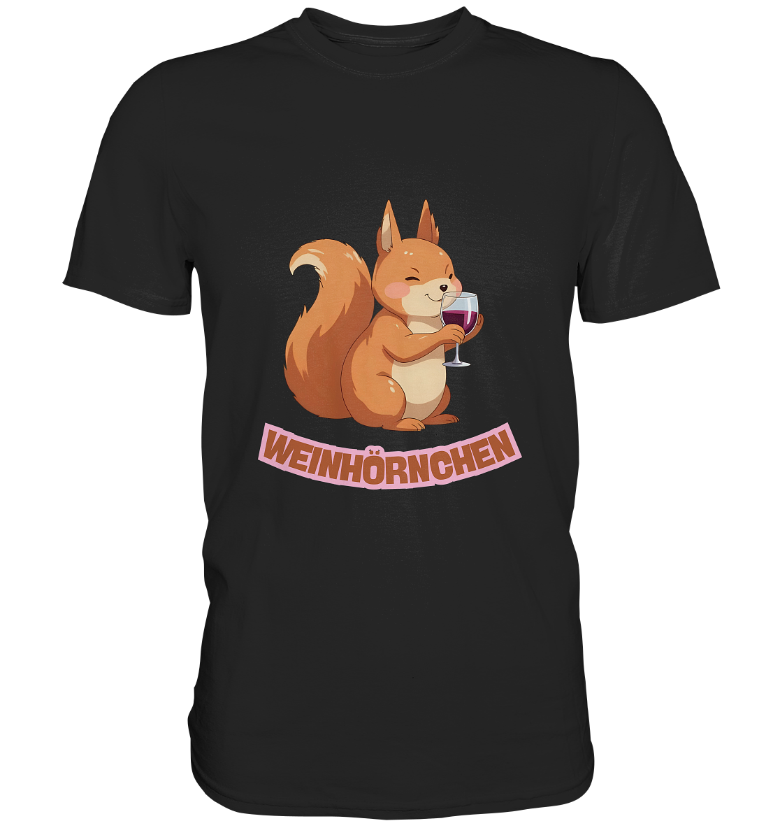 Weinhörnchen - Premium Shirt