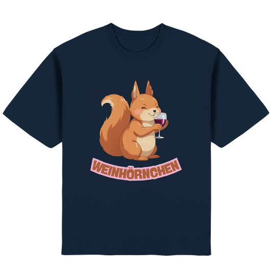 Weinhörnchen - Streetwear Oversized T-Shirt