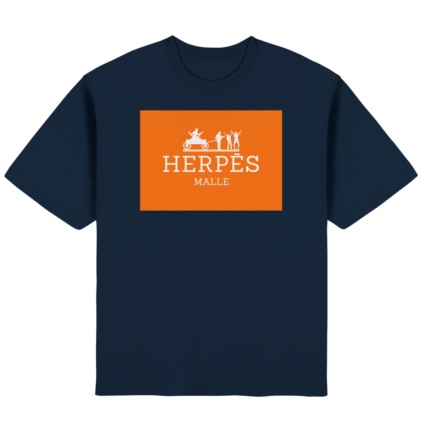 Herpés Malle - Streetwear Oversized T-Shirt